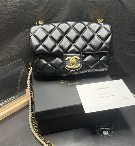 chanel makeup phone case|chanel makeup bag free gift.